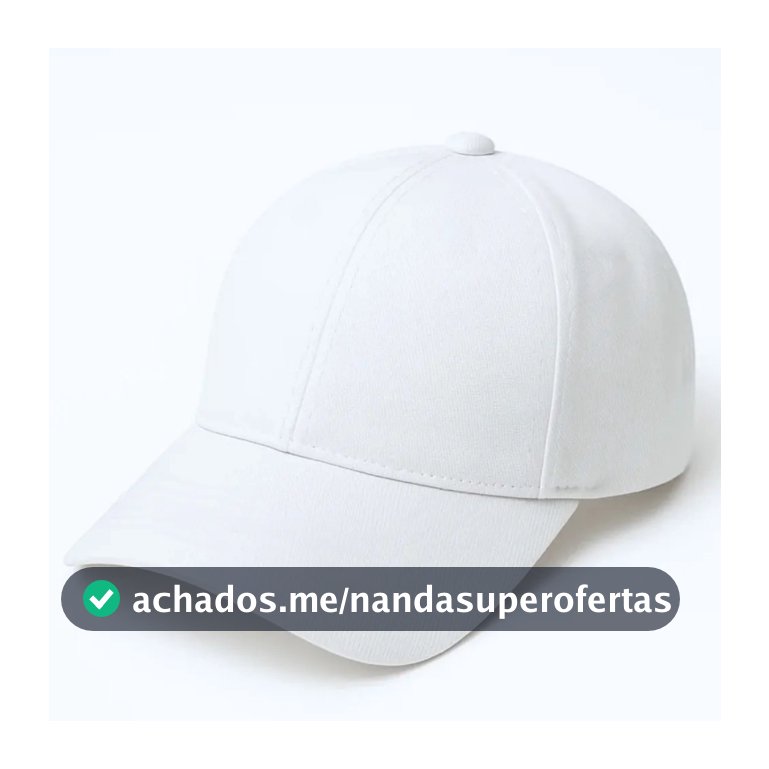 Boné liso Básico Ajustável Branco Aba Curva Unissex Super Leve Feminino Masculino