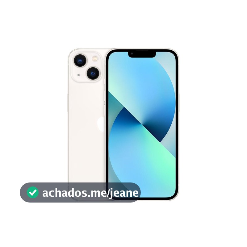 Usado: iPhone 13 256GB Branco Bom - bateria 70% - Trocafy - Apple
