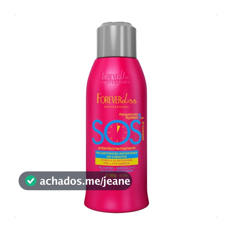 Reconstrutor Sos Antiemborrachamento 300ml Forever Liss