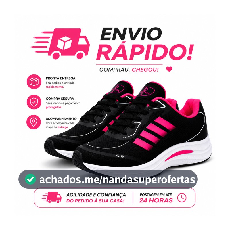 Tênis Feminino Esportivo Masculino Confortável Leve Respirável Calce Facil Academia Dia a Dia Macio