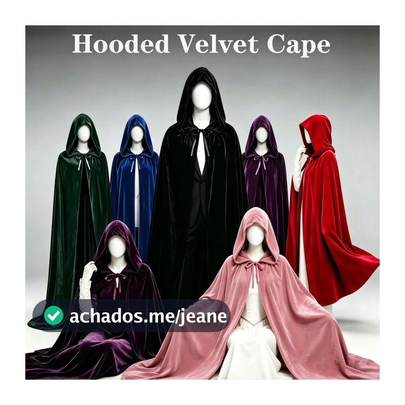 Halloween Capa Cosplay Traje Para Festa De Máscaras Ouro Veludo Manto Prop Preto Grim Reaper