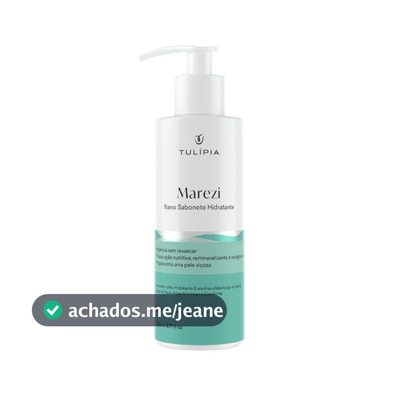 Marezi Sabonete Facial Hidratante e Calmante 110ml Tulípia Hidratação Conforto Cuidados Faciais