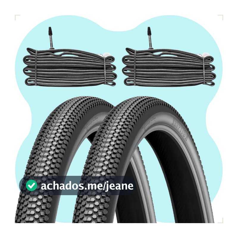 Par Pneus Eruption Levorin Aro 29 x 2.30 Bike Banda Leve Arame + 2 Camara de Ar 29 Bico Fino
