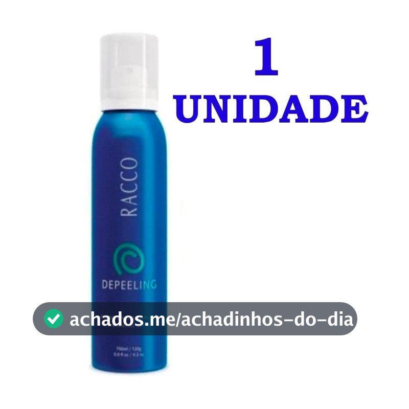 Mousse Spray Depilatório Depeeling Racco 150ml creme para depilar e depilação