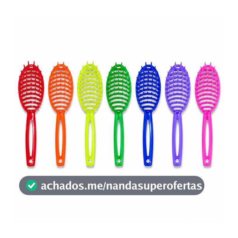 kit Com 24,10 ou 18 Pente Escova Oval de Cabelo – Profissional, Leve e Resistente Ideal Salão Beleza