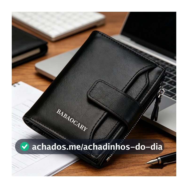 Porta Cartões e Moedas Slim Unissex em Couro PU | Design Minimalista, Leve e Resistente, Múltiplos Slots