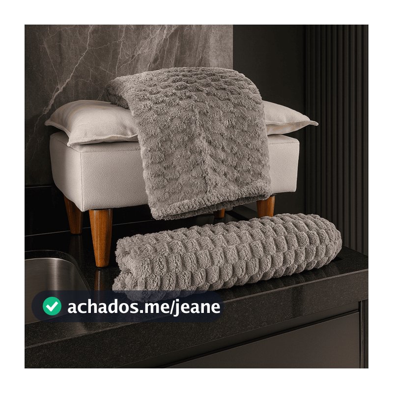Kit c/2 Toalha de Banho Micro-Fibra Luxo 140cm x 70cm