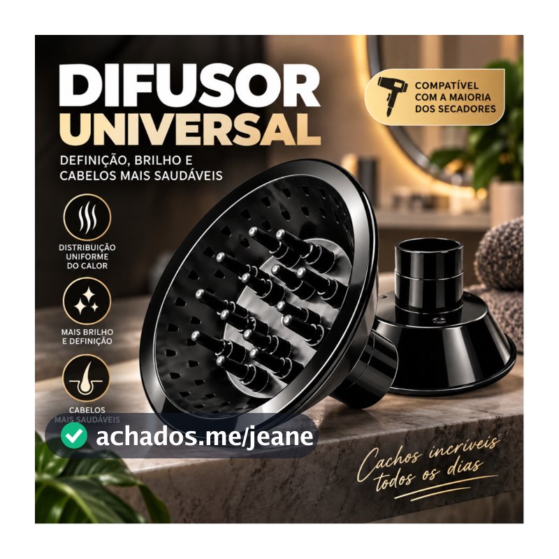 Difusor Cachos Universal Color Trissé Acessórios Para Secador Taiff Vários Modelos Cabelos Cacheados