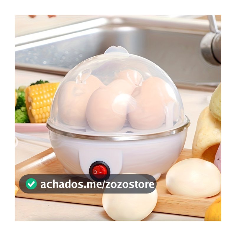 Cozedor de Ovos Elétrico Portátil Cozinha à Vapor 110V/220V Cores disponíveis （Branco Azul Rosa Amarelo）