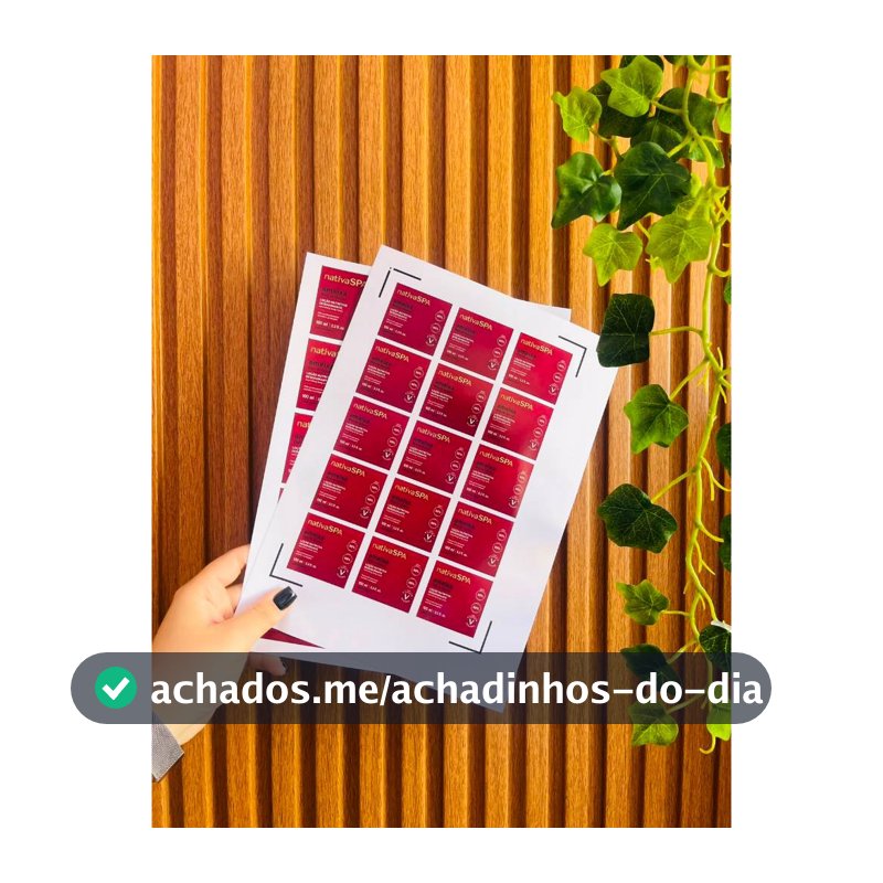Etiqueta Adesiva Personalizada para Loção 100 ml | Kit com 15 Unidades