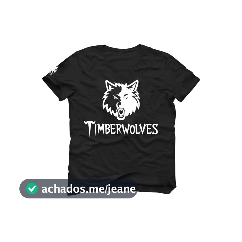 Camiseta Algodão Premium Basquete Minnesota Timberwolve Rubio Towns ENVIO IMEDIATO