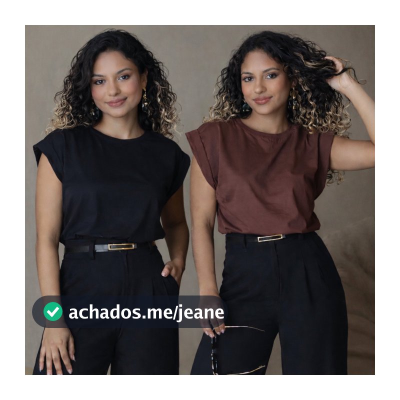 Kit Dois ou um Blusa Feminina Muscle Tee T-Shirt Algodão Básica Camiseta Lisa