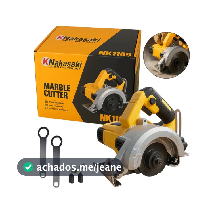Serra Mármore 2000W Nakasaki Corta piso Profissional Imperdível