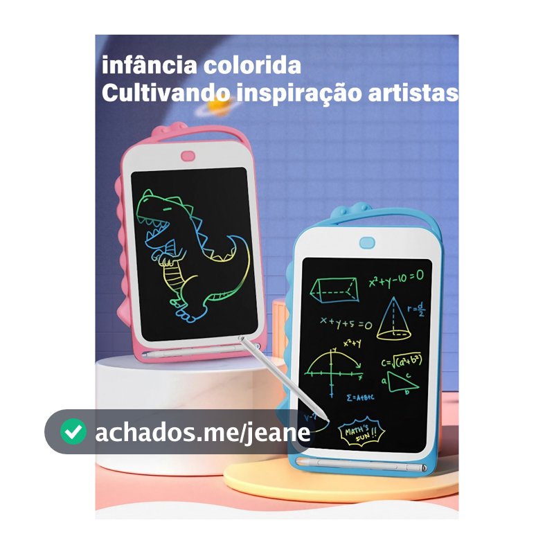 🚨NOVO Lousa Mágica Tela Lcd Tablet Infantil De Escrever E Desenhar 8.5 Polegadas