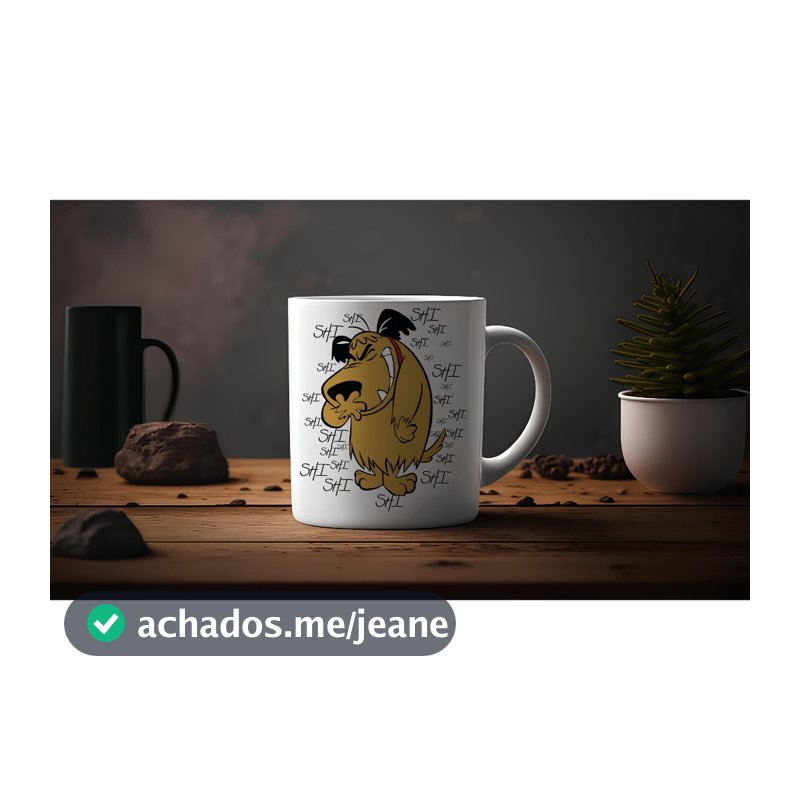 Caneca Dick Vigarista Muttley Risada Desenho Anime