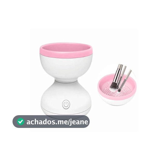 Lavador De Pincéis Maquiagem Limpeza Cosméticos Automático