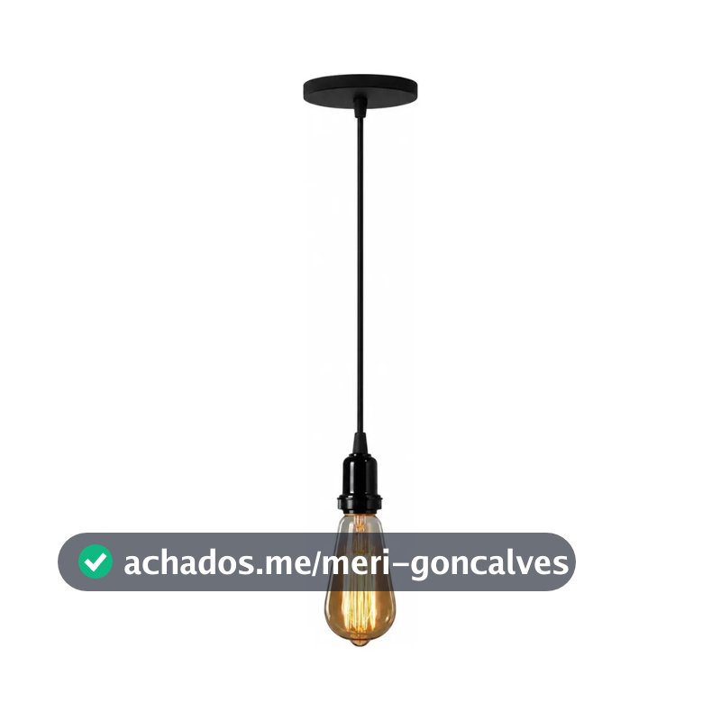 Luminária Pendente Moderna Regulável Com LED Filamento Decoração Sala Quarto Cozinha Elegante