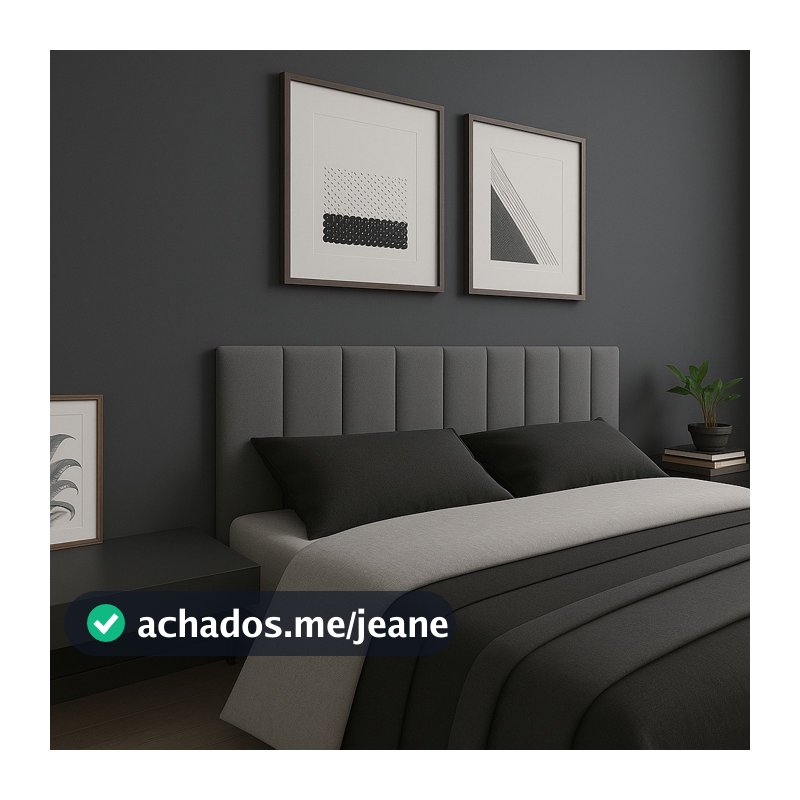 Kit Até 15 Cabeceiras Estofadas Modulares 40x20cm Decoração de Quarto Envio Imediato Cabeceira em L Solteiro Casal Queen