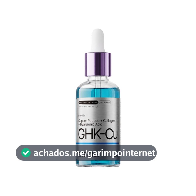 Sérum Peptídeo de Cobre GHK-Cu Reduz Rugas Linhas Finas Firmeza e Hidratação Facial Zencial