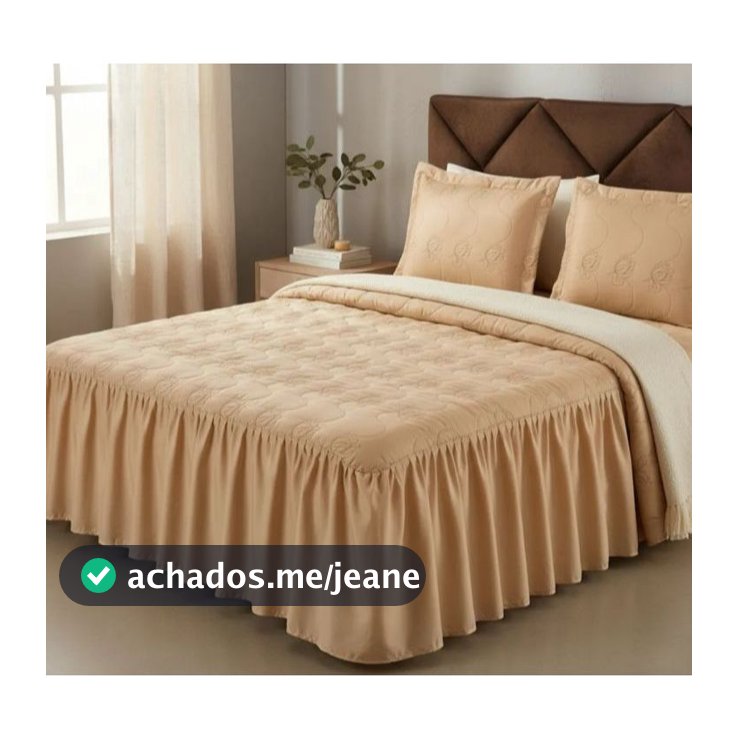 Kit Colcha 3 Peças Casal Queen ou Solteiro | Linda, Macia e Confortável