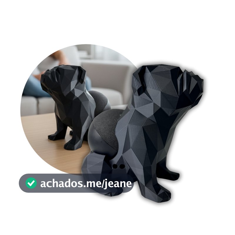 Suporte de Mesa para Alexa Echo Dot 4 e 5 - Bulldog
