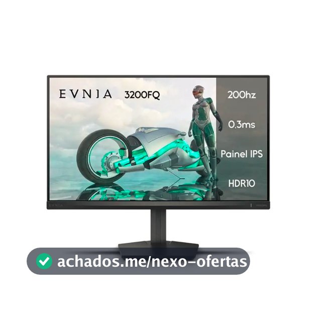 Monitor Gamer Phillips De 23.8 Full Hd Ips Com 200hz Preto