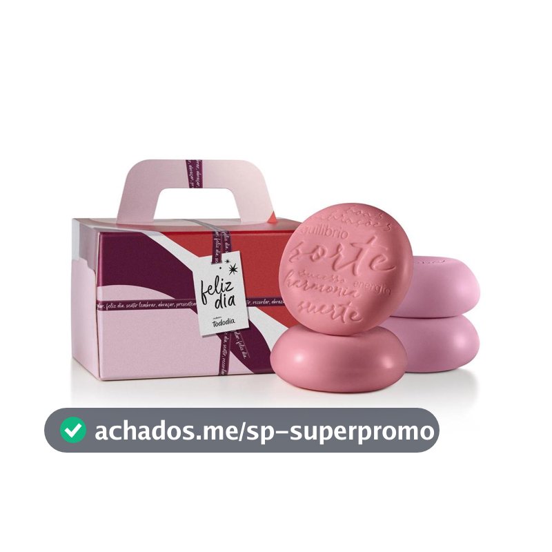 Presente Natura Tododia Sabonete Banho de Prosperidade 4un de 90g