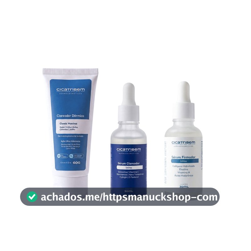 Cicatribem Clareamento Total Sérum Clareador & Clareador Dérmico 60g + Firmador Íntimo de Brinde