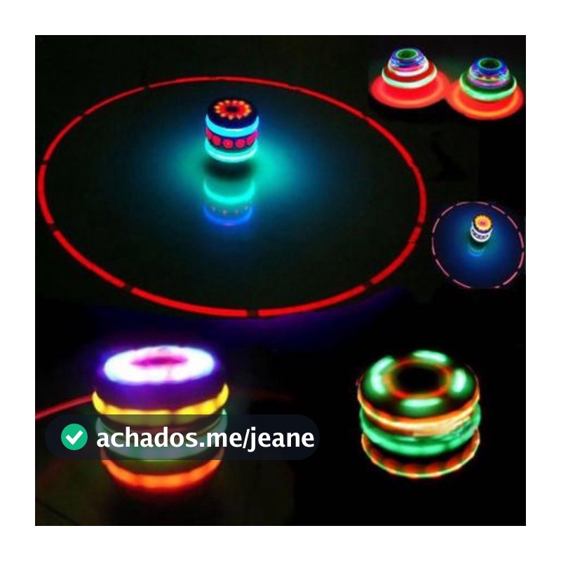 Pião Musical Luminoso Com Lançador Automatico Piao Com Luz e Som Laser Brinquedo Infantil para Meninos e Meninas
