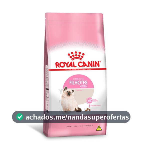 Ração Royal Canin Kitten para Gatos Filhotes com até 12 meses de Idade - 1,5Kg