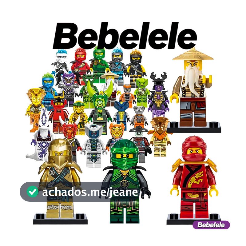 Mini Figura de Ninja Blocos de Montar Brinquedo&BELE112 3AQM VEBI