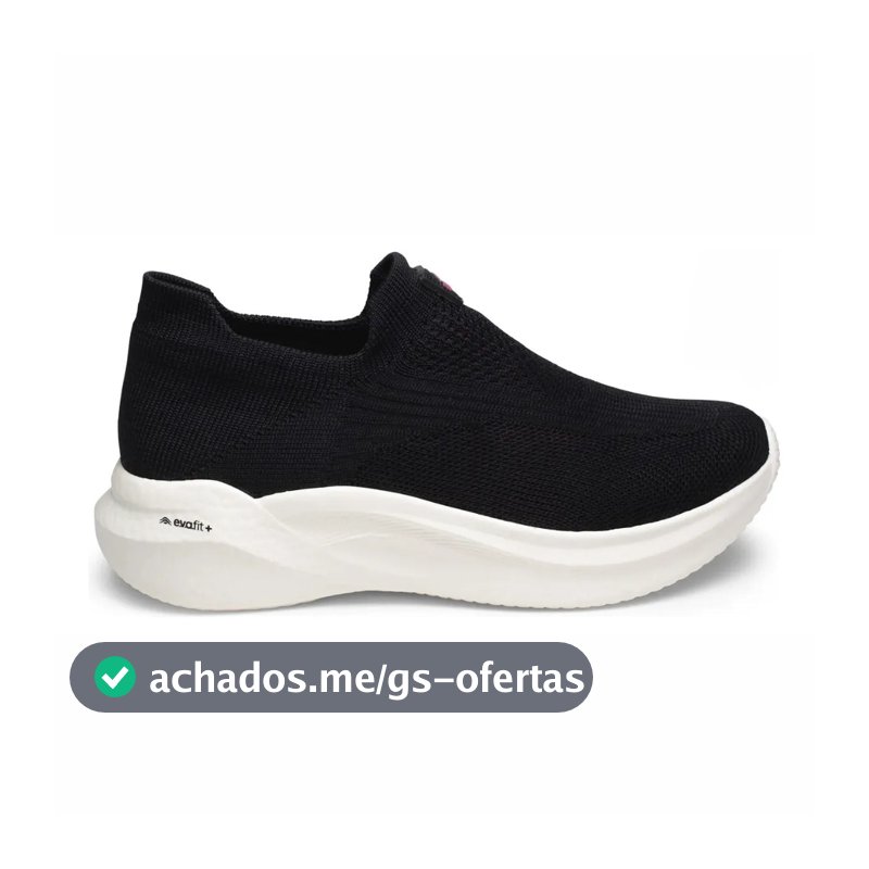 Tênis Feminino Slip On Kolosh Esportivo Original Malha Knit Confortável Leve
