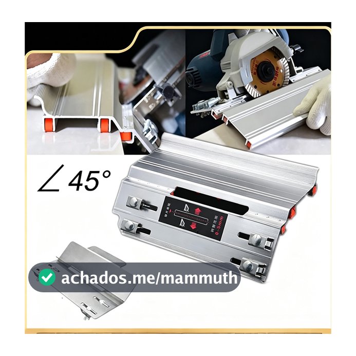 45 graus guia disco corte gabarito serra chanfro porcelanato
