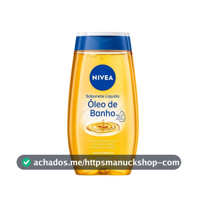 Sabonete Líquido Corporal Óleo de Banho Nivea 200ml