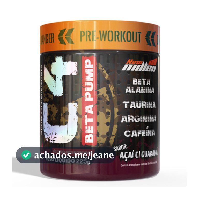 PRÉ TREINO C4 BETA PUMP PRÉ WORKOUT 225G - NEW MILLEN