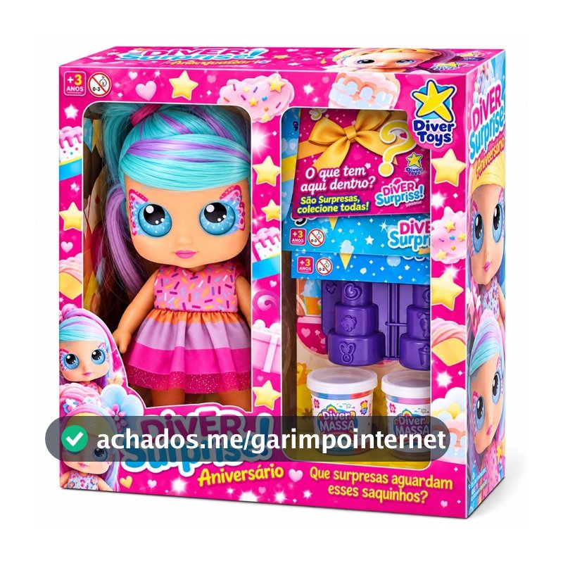 Boneca Diver Surprise Baby Mama E Chora Com Chupeta
