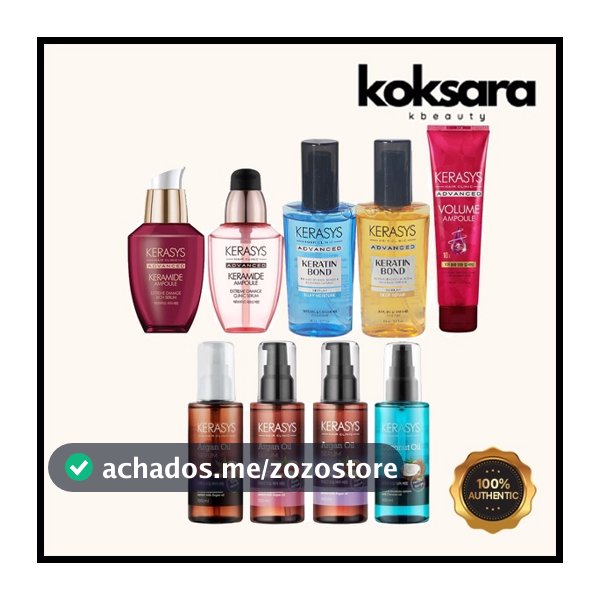 kerasys Óleo capilar reparador Kerasys Argan Moisture Curling hair soro de ampola collection