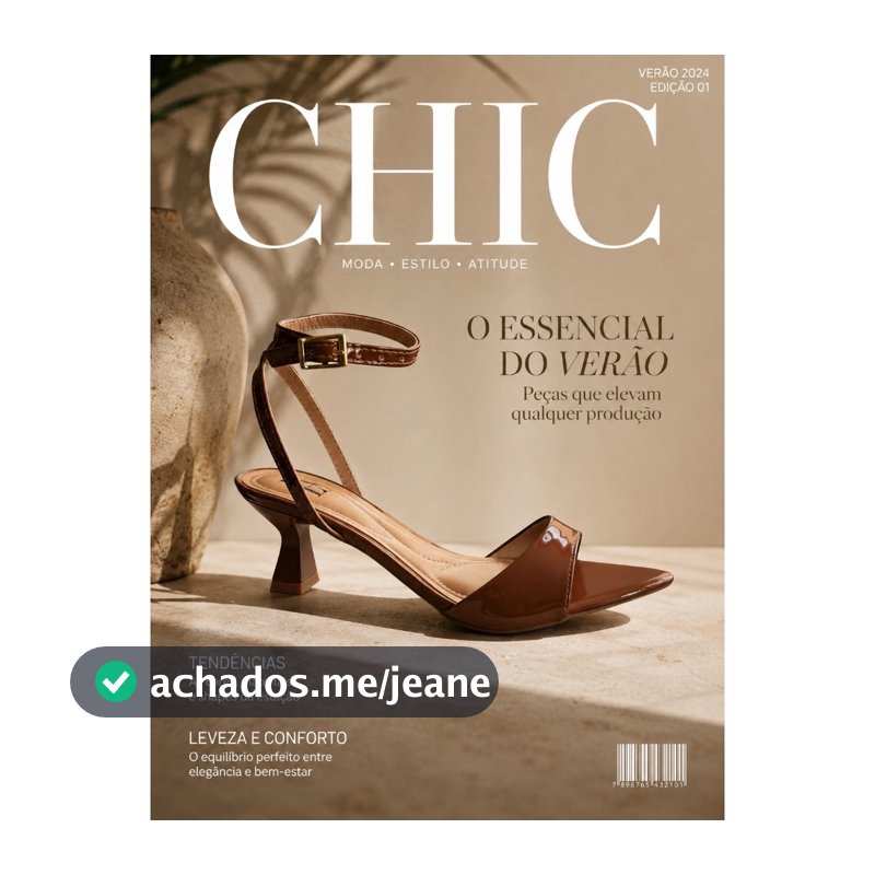 Sandália Feminina Salto Médio Verniz Elegante Confortável Com Fivela Social Moderna Tendência