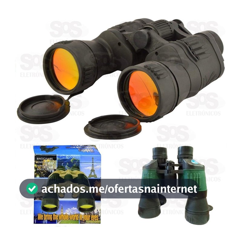 Binoculo Profissional 20x50 Longo Alcance - Foco Central