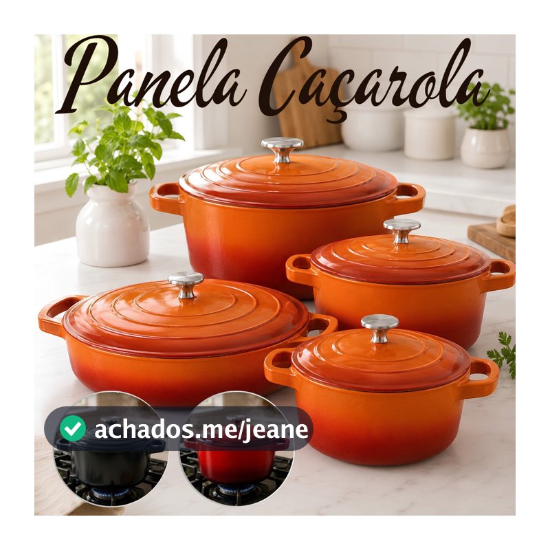 Panela Caçarola 20 24 26 e 28cm Revestimento Ceramico Aluminio Prensado Antirespingo Indução Forno Lava-louças