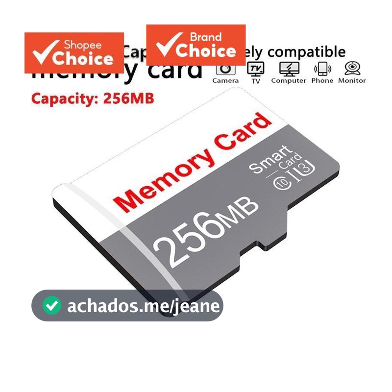 Cartão Micro SD TF De Memória Classe 10 Alta Velocidade 4GB 2GB 1GB 512MB 256MB Capacidade Real Para Câmera Celular Tabl