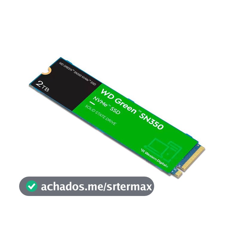 SSD WD Green SN350 2TB M.2 2280 NVME PCIE 3.0 3200Mb/s - WDS