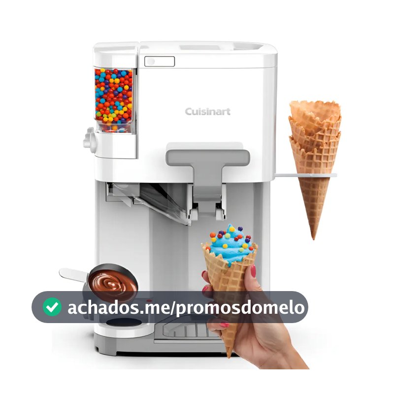 Sorveteira Máquina de Sorvete Cuisinart Ice 48BRB 1,4L 220v