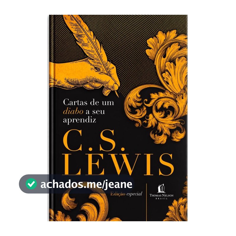 Livro Cartas De Um Diabo A Seu Aprendiz | Capa Dura | C. S. Lewis