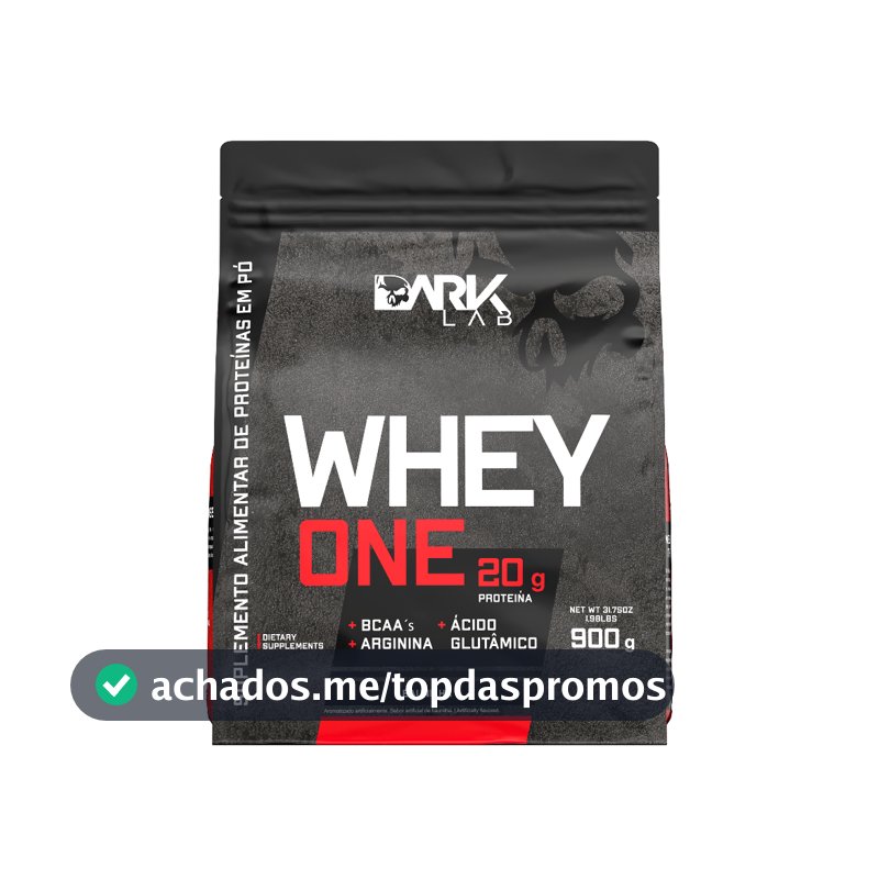 Whey Protein One Refil 900g Dark Lab - Proteina com BCAA, Glutamina, Arginina