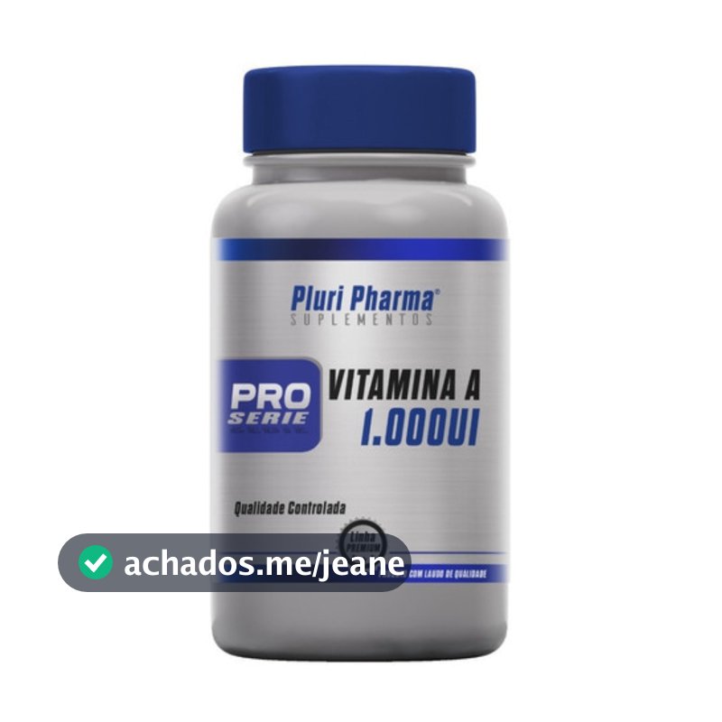 Vitamina A (Retinol) 1.000ui C/120 Cápsulas