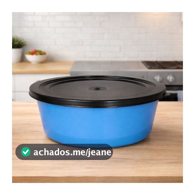 Organizador pequeno redondo 400ml com tampa unitario