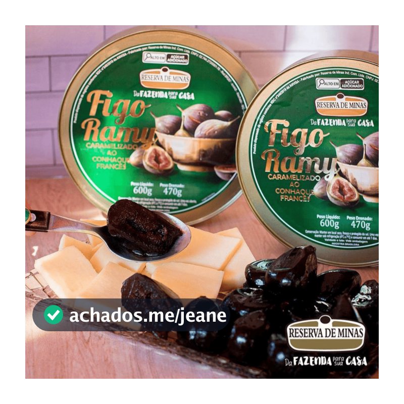 Doce De Figo Ramy Reserva De Minas 600g caramelizado