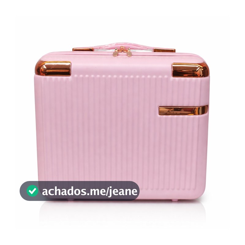 Frasqueira Organizadora de Maquiagem Joias Acessórios Maleta de Viagem Impermeável De Mão XF3#