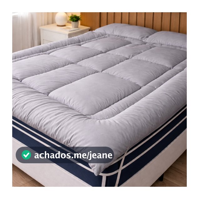 Protetor de Colchão Pillow Top Casal - Queen Premium – Micro Percal 400 Fios, Conforto Superior e Ajuste Perfeito